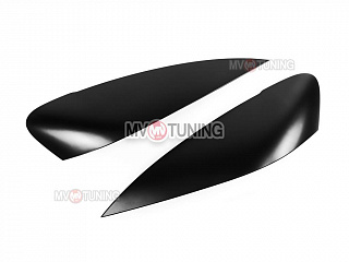 Реснички на фары широкие var №2 Mitsubishi Lancer 9 IX (2004-2007) + УСТАНОВОЧНЫЙ КОМПЛЕКТ
