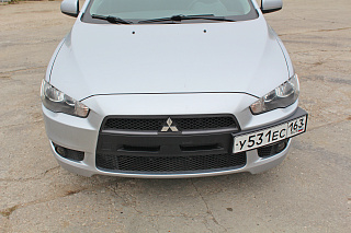 Воздуховоды радиатора в передний бампер var №2 (квадрат) Mitsubishi Lancer X (2007-2010)