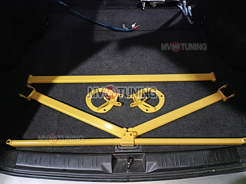Задняя V-образная распорка KEIN для Subaru Forester SG 2002 - 2008
